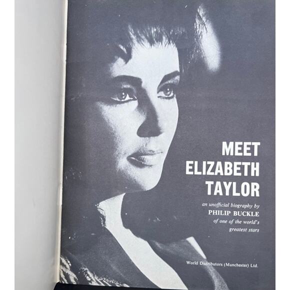 RARE 1963 UK Meet Elizabeth Taylor Magazine Book Cleopatra, National Velvet Liz - Picture 2 of 8